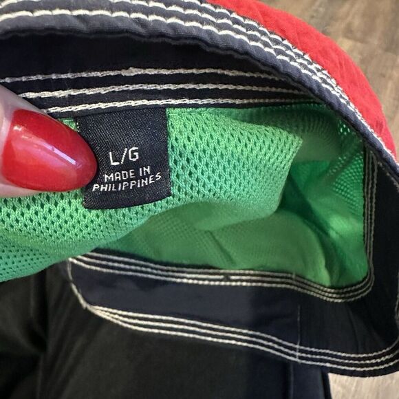 Lot 2 TOMMY HILFIGER mens Y2K yellow Green TOMMY FLAG Swim Trunks Shorts Large - Picture 6 of 12